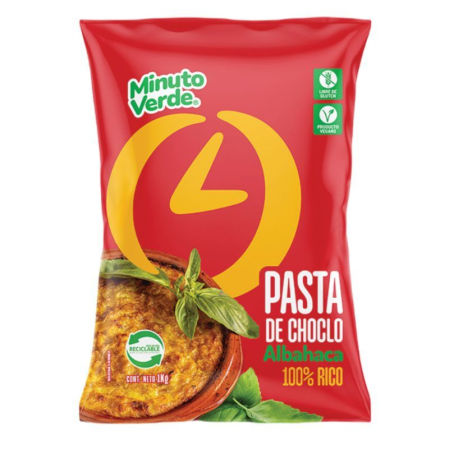 Pasta de Choclo Albahaca Minuto Verde 1Kg