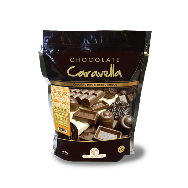 Cobertura de Chocolate Blanco Caravella 1Kg