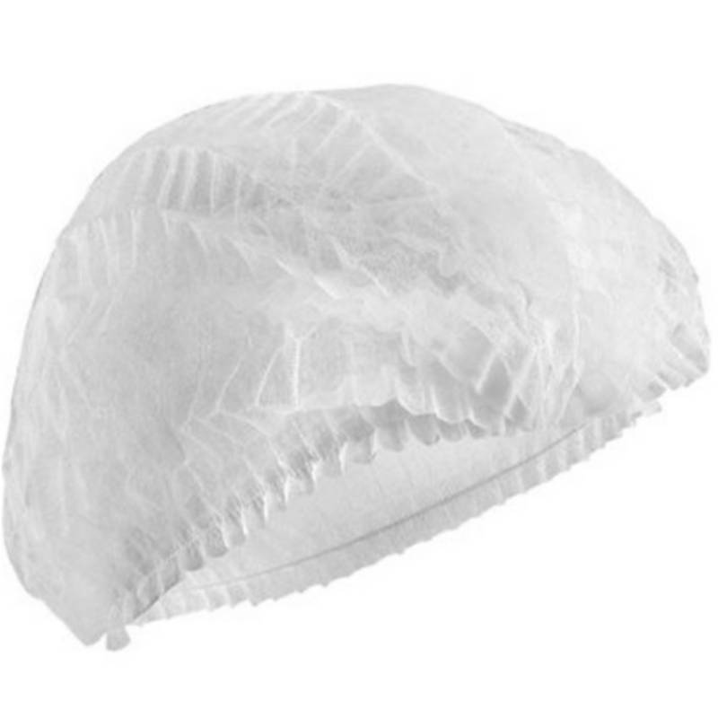 Cofias Plisadas Desechables Blancas 1UN
