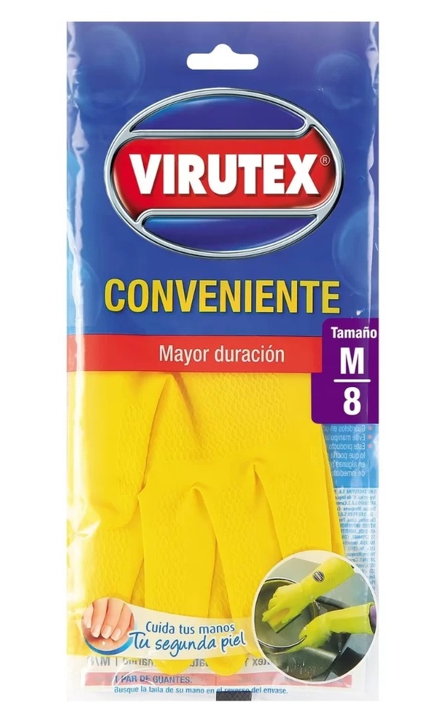 Guantes de lavado Virutex M